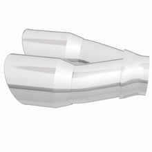 Load image into Gallery viewer, MagnaFlow Double Wall 3in Dual Round Polished Tip 2.25in Inlet - 35226