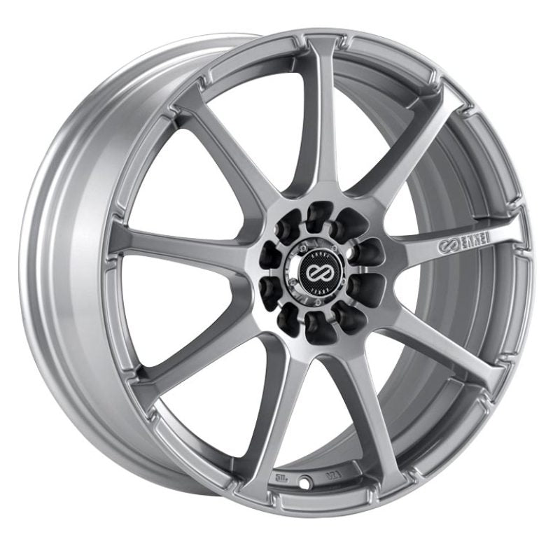Enkei EDR9 16x7 4x100/114.3 38mm offset 72.6 Bore Diameter Silver Wheel - 441-670-0138SP