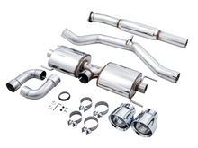 Load image into Gallery viewer, AWE Tuning Subaru BRZ/ Toyota GR86/ Toyota 86 Touring Edition Cat-Back Exhaust- Chrome Silver Tips - 3015-32486