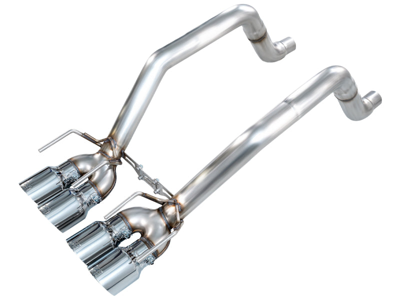 AWE Tuning 05-07 C6 Chevrolet Corvette 6.0L Track Edition Axle-Back Exhaust w/ Chrome Silver Tips - 3020-42660
