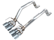 Load image into Gallery viewer, AWE Tuning 05-07 C6 Chevrolet Corvette 6.0L Track Edition Axle-Back Exhaust w/ Chrome Silver Tips - 3020-42660