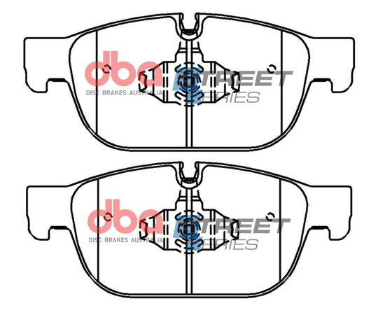 DBA 2018+ Volvo XC60 Street Series Front Brake Pads - DB15116SS