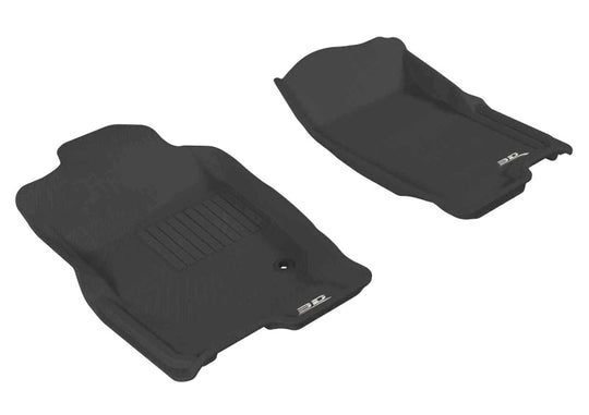 3D MAXpider 2006-2010 Ford Explorer Kagu 1st Row Floormat - Black - L1FR03511509