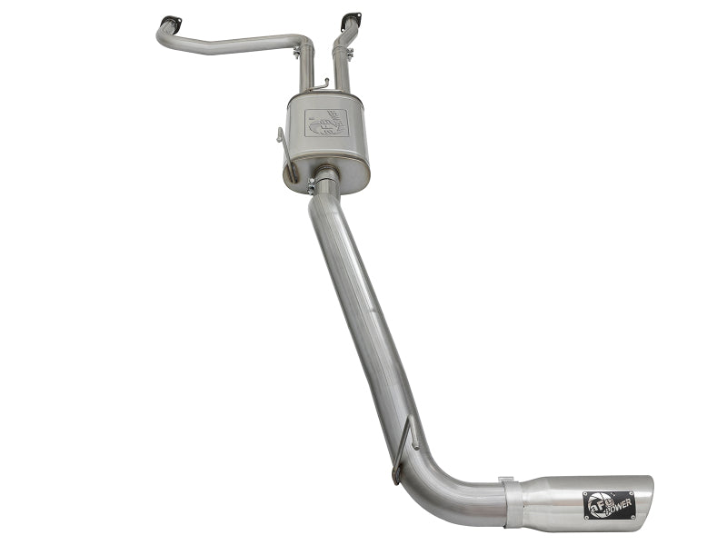 aFe MACH Force-Xp 2-1/2in Cat-Back Exhaust System w/ Polished Tip 16-17 Nissan Titan XD V8 5.6L - 49-46125-P