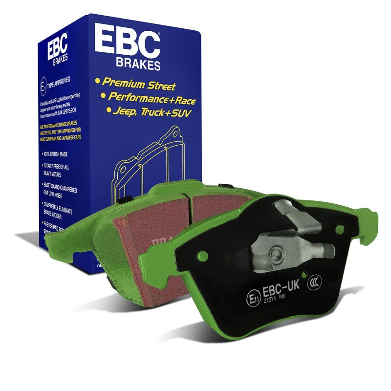 EBC 07-13 Mazda 3 2.3 Turbo Greenstuff Front Brake Pads - DP21574