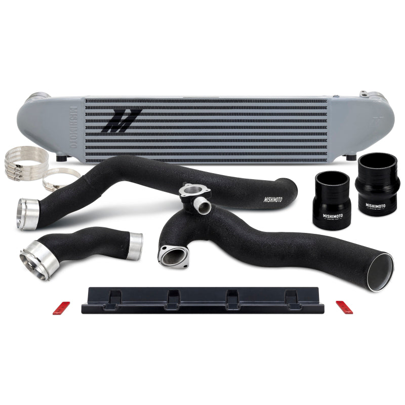 Mishimoto 2024+ Ford Mustang 2.3L EcoBoost Performance Intercooler Kit - Silver/Black - MMINT-MUS4-24KSLBK