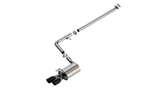 Borla 21-23 Hyundai Sonata SEL Plus/Limited 1.6L L4 (T) FWD S-Type Cat-Back Exhaust - Black Chrome - 140921BC