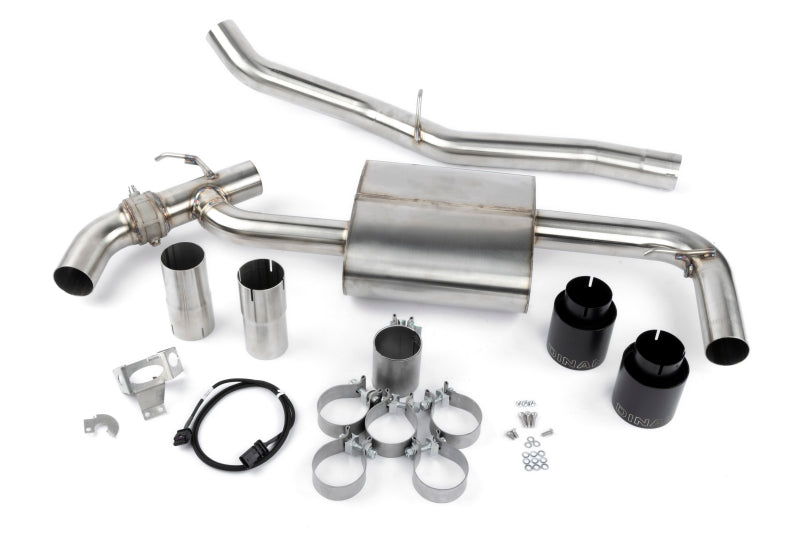Dinan 16-23 BMW X1/X2 xDrive28i (F48/F39) Valved Axleback Exhaust System - Black Tips - D660-0089-BLK