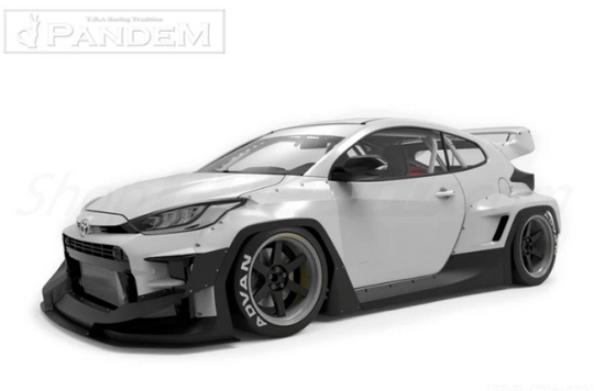GReddy Pandem Toyota GR Yaris (XP210) Full Rocket Bunny Wide-Body Aero Kit - 66910200