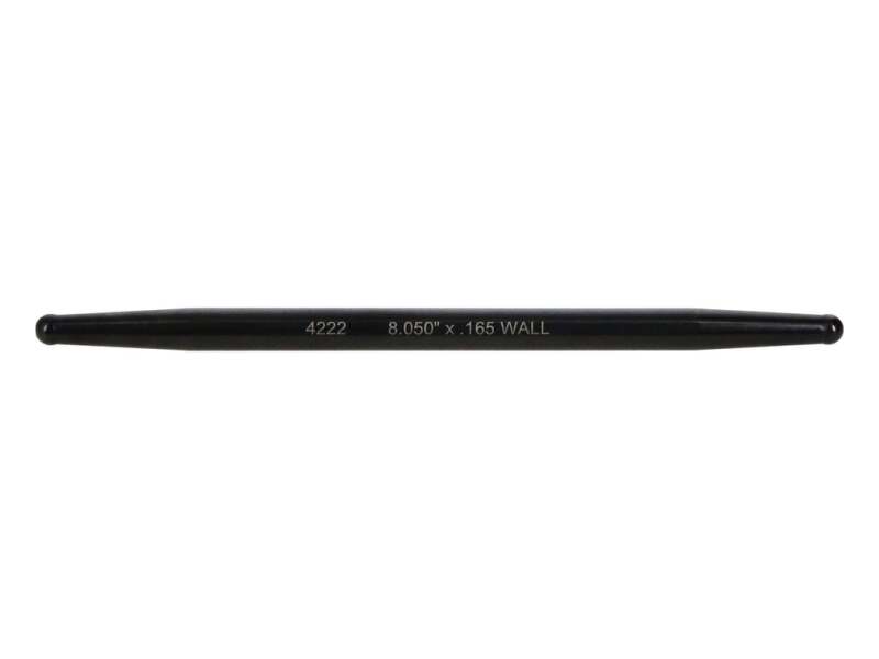 Manley Push Rod - 7/16 Dia. - 11.550 Length - 0.165 Wall - 4130 Chrome Moly - Swedged End - Set of 8 - 25190-8