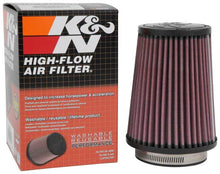 Load image into Gallery viewer, K&amp;N Filter Universal Rubber Filter 3  Flange 4 1/2 Base inch 3 1/2 inch Top 5 3/4 inch Height - RU-5111