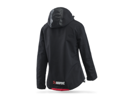 Akrapovic Womens Corpo Rain Jacket Black - 2XL