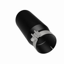 Load image into Gallery viewer, MagnaFlow Tip Stainless Black Coated Single Double Round Single Outlet 5in Dia 4in Inlet 13in L - 35240