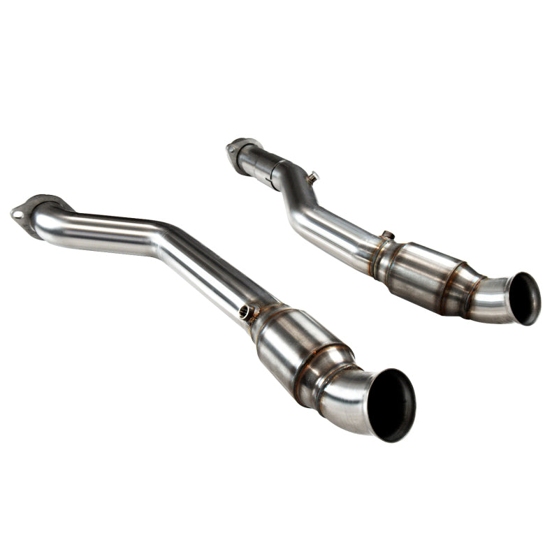Kooks 2012+ Jeep Grand Cherokee SRT8 6.4L 3in Stainless GREEN Catted Connection Pipes - 34103301