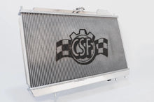 Load image into Gallery viewer, CSF 96-07 Mitsubishi Evo 4/5/6/7/8/9 Full-Slim Radiator w/12in Fan &amp; Shroud/-16AN &amp; Slip On Fitting - 7075