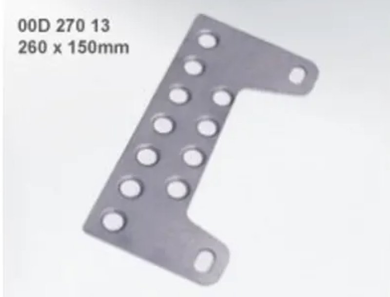 Cusco Roll Cage Universal Center B-Pillar Fixing Plate Kit (260mm x 150mm) Welding Required - 00D 270 13