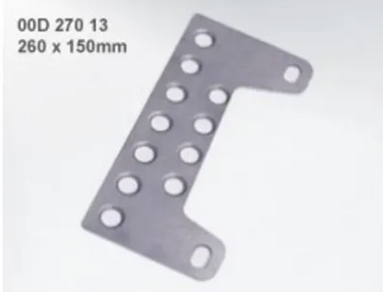 Cusco Roll Cage Universal Center B-Pillar Fixing Plate Kit (260mm x 150mm) Welding Required - 00D 270 13