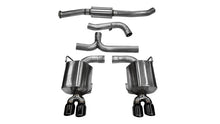 Load image into Gallery viewer, Corsa 2011-2014 Subaru Impreza Sedan STI 2.5L Turbo Manual Black Sport Cat-Back Exhaust - 14863BLK