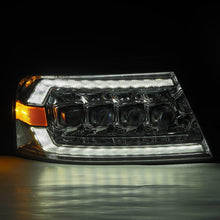 Load image into Gallery viewer, AlphaRex 04-08 Ford F150 / 06-08 Lincoln Mark LT NOVA LED Proj Headlights Chrome w/Activ Light/Seq - 880129