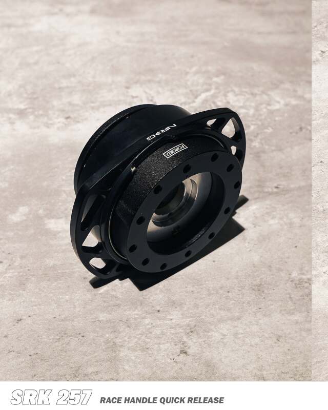NRG Quick Release Gen 2.0 - Black SFI Body / Black Cutout Ring - SRK-257-1BK