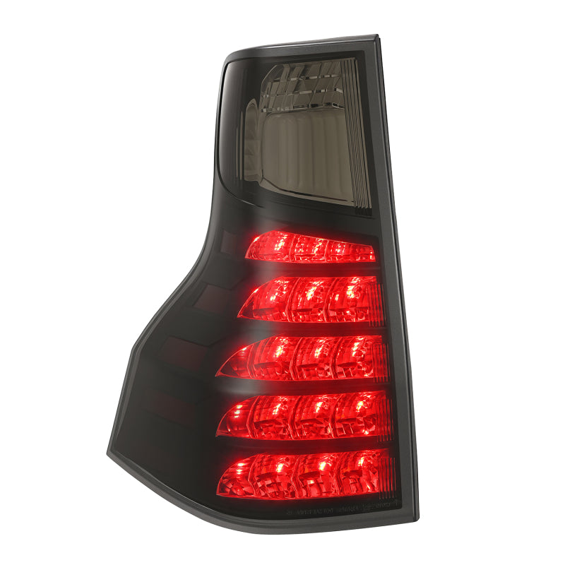 AlphaRex 14-21 Lexus GX470 PRO-Series LED Tail Lights - Smoke - 678014