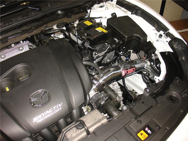 Injen 14-15 Mazda 6 2.5L 4cyl Polished Cold Air Intake w/ MR Tech & Air Fusion - SP6073P
