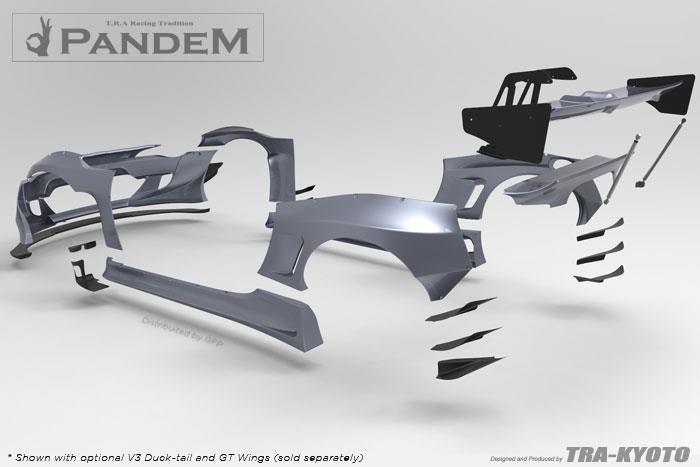 GReddy Scion FR-S Pandem Wide Body V3 Front Splitter - 17010272