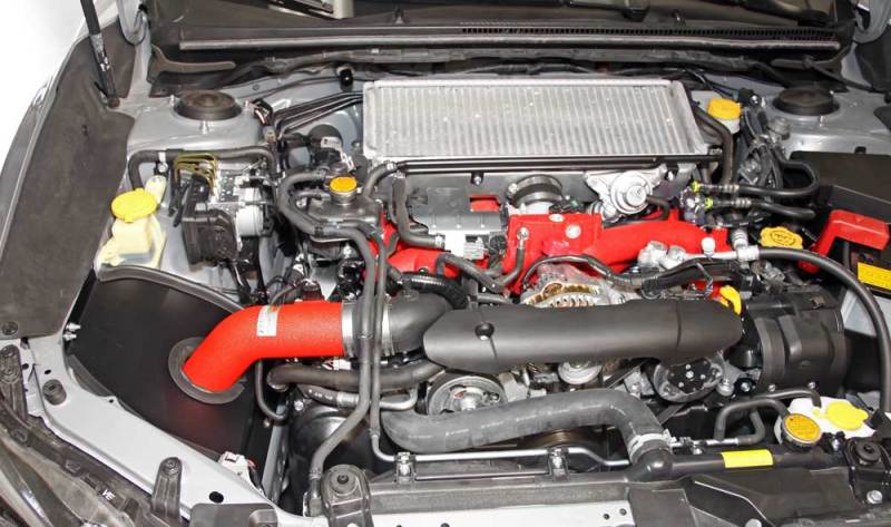 K&N 2015 Subaru WRX-STI 2.5L H4 Red Typhoon Short Ram Intake - 69-8007TWR