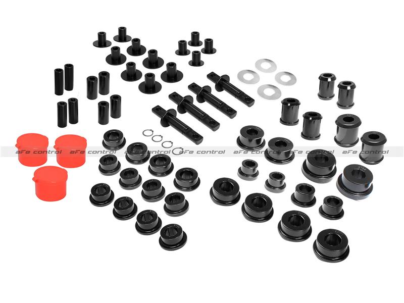aFe Control PFADT Alum Frame Drag Rear Solid Spherical C/A Bearings Set; 06-13 Chevy Corvette C6 Z06 - 460-401004-A