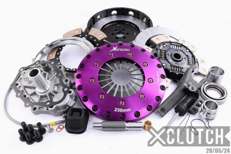 XClutch 93-98 Nissan Skyline GT-R 2.6L R33 9in Twin Sprung Ceramic Clutch Kit - XKNI23582-2B