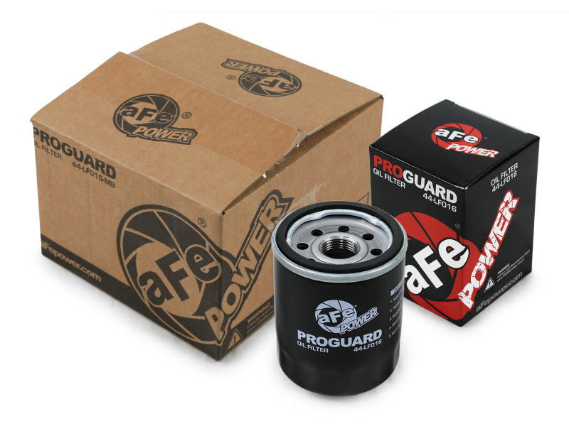 aFe Pro GUARD D2 Oil Filter 99-14 Nissan Trucks / 01-15 Honda Cars (4 Pack) - 44-LF016-MB