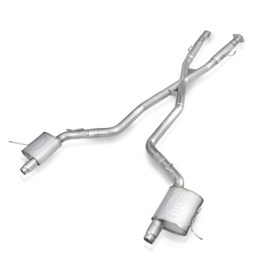 Stainless Works 11-20 Jeep Grand Cherokee 5.7L 3in Legend Catback Exhaust w/X-Pipe (Uses OEM Tips) - JPGC57CBL