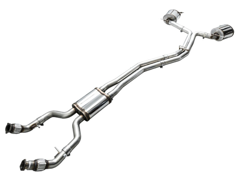 AWE Tuning Audi 2019-2023 C8 A6/A7 3.0T Touring Edition Cat-Back Exhaust- Turn Downs - 3015-31003