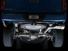Load image into Gallery viewer, AWE Tuning 0FG 21+ Ford F150 Dual Side Exit Cat-Back Exhaust- 4.5in Chrome Silver Tips - 3015-22067