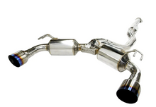 Load image into Gallery viewer, Invidia 2009+ Mitsubishi Evo X Dual N1 Titanium Tip Cat-back Exhaust - HS09MEXGD1ST