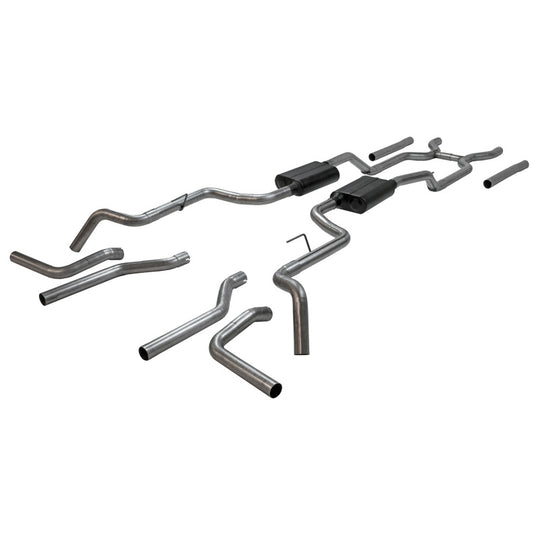 Flowmaster 63-66 GM C10 American Thunder SS Crossmember-Back Exhaust System - 817937