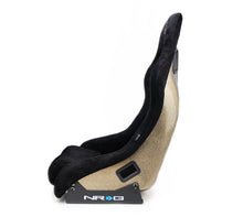 Load image into Gallery viewer, NRG FRP Bucket Seat ULTRA Edition - Medium (Black Alcantara/Gold Glitter Back) - FRP-303BK-ULTRA