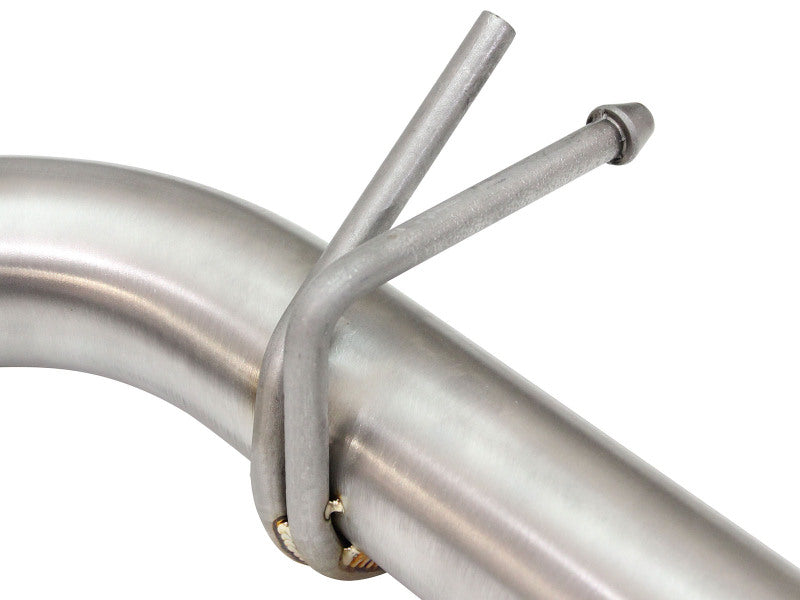 aFe 11-16 Scion TC L4-2.5L 304SS 2-1/4in to 2-1/2in Axle-Back Takeda Exhaust w/ Polished Tip - 49-36025-P