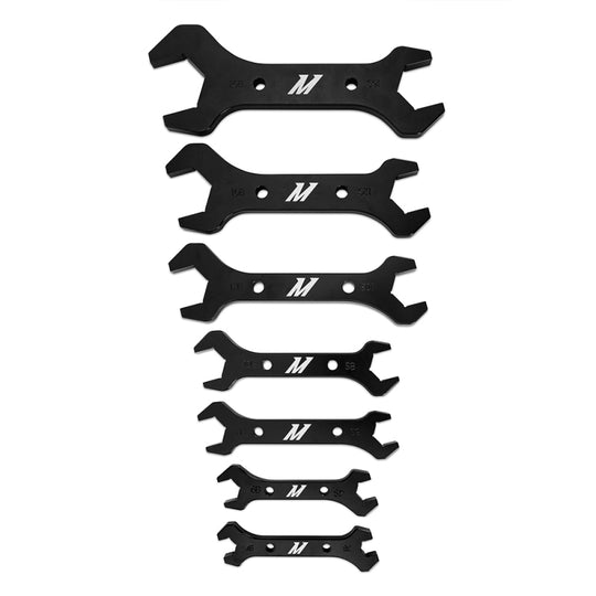 Mishimoto Wrench Set 7pc. -AN3 to -AN20 (Black Anodized) - MMTL-ANSET-7D