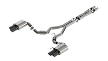 Load image into Gallery viewer, Borla 2024 Ford Mustang GT 5.0L V8 3 in ATAK Catback Non-Active Exhaust- Black Chrome Quad Tip - 140970BC