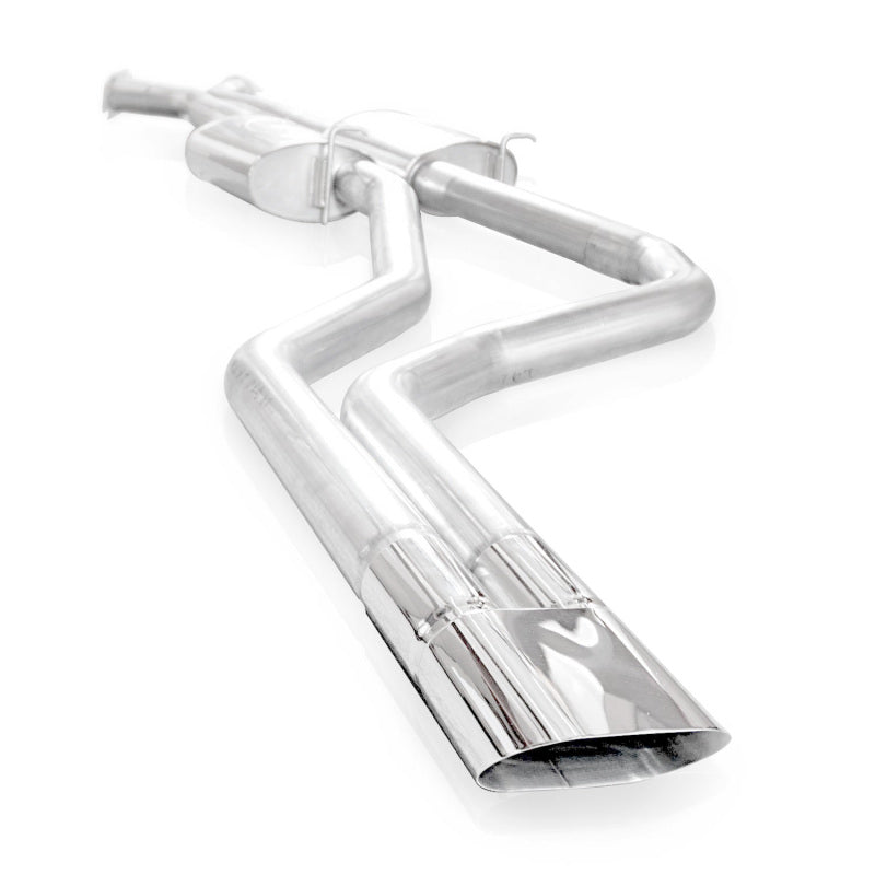 Stainless Works 2004 GTO 3in Catback Chambered Mufflers X-Pipe Slash Cut Tips - GTOTOLTMDT