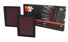 Load image into Gallery viewer, K&amp;N 2023 Nissan Z 3.0L V6 Replacement Air Filter (Includes 2 Filters) - 33-5135