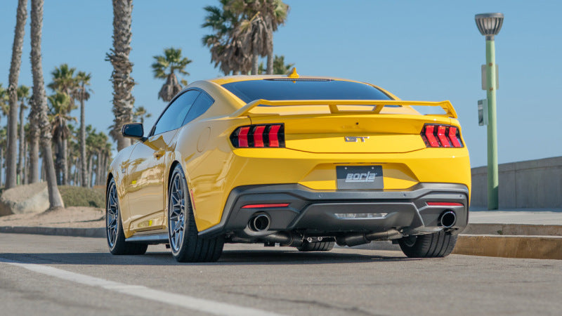 Borla 2024 Ford Mustang GT 5.0L V8 w/o Active Exhaust ATAK Axle-Back Exhaust System - Black Chrome - 11984BC