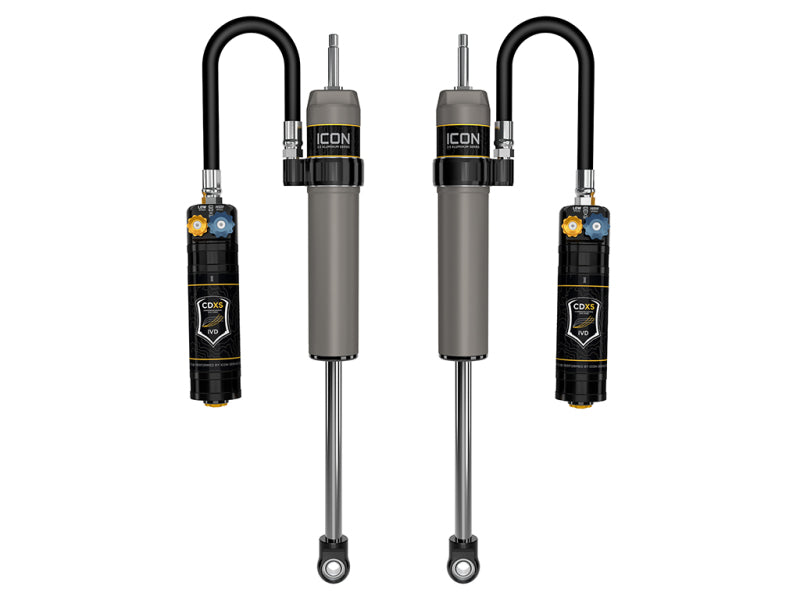 ICON 24+ Toyota Tacoma Remote Reservoir Shocks w/ CDXS 0-1in. Lift- (Rear) - 57808XP