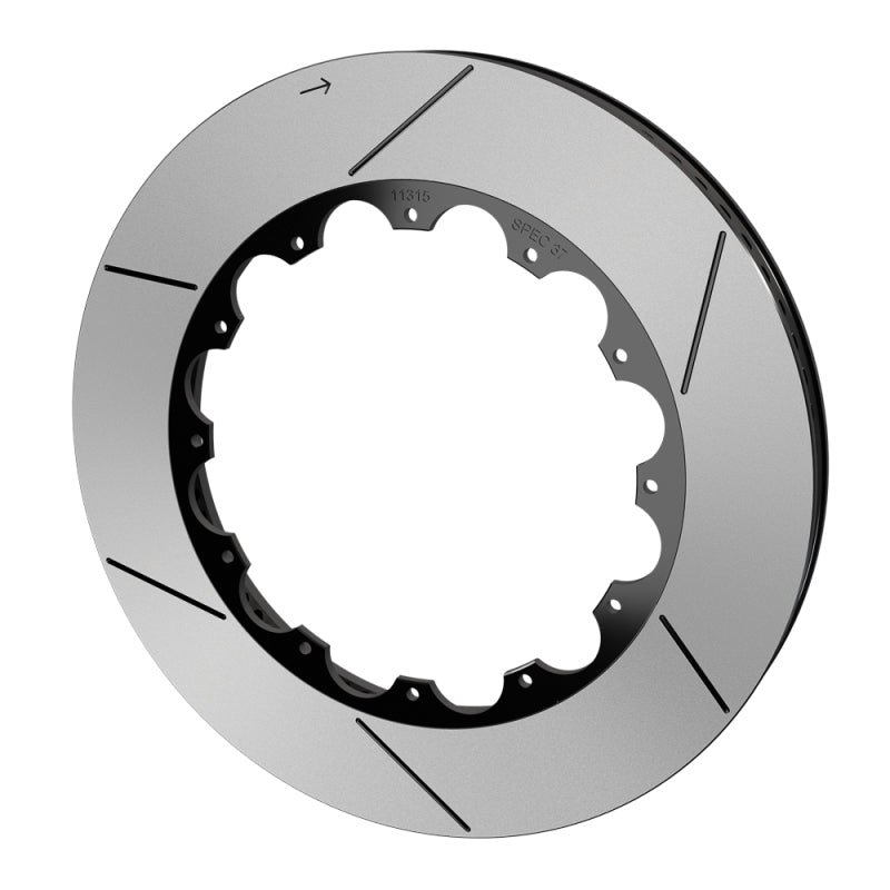 Wilwood Rotor-SV-GT 72 SPC-37 -RH 14.25 x 1.25 - 12 on 8.75in (Black) - 160-11315-GTB