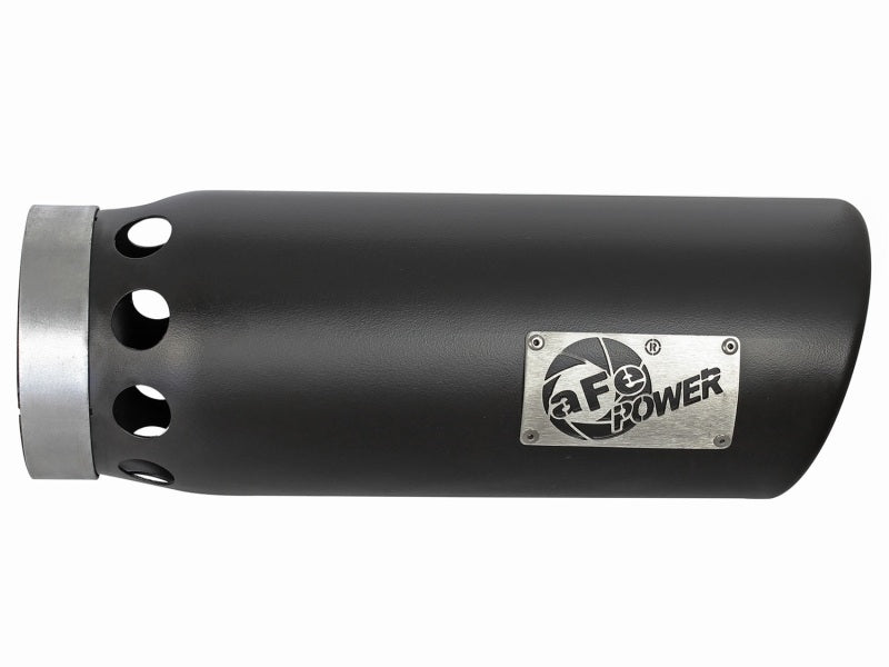 aFe MACHForce XP Cat-Back SS-304 5in Intercooled Exh Tip 5in In x 6in Outx16inL Bolt-On Right Blk - 49T50601-B161