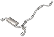 Load image into Gallery viewer, aFe POWER Takeda 2021 Toyota Supra 2.0L (t) 2.5in-3in 304 SS CB Exhaust w/ Polished Tips - 49-36050-P
