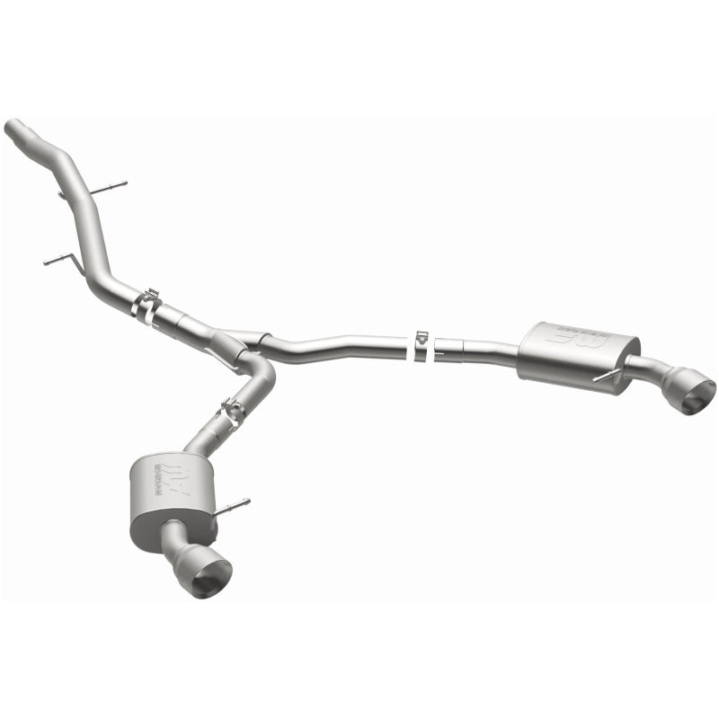 MagnaFlow 18-19 Audi A5 Dual Exit Polished Stainless CatBack Exhaust - 3in Main Piping Diameter - 19390