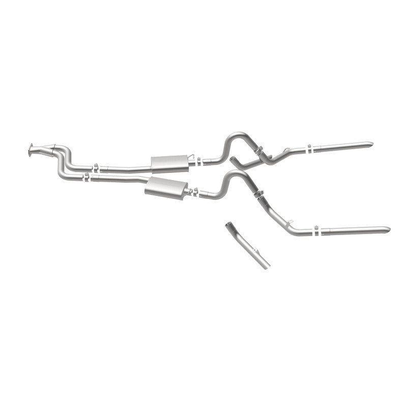 MagnaFlow SYS C/B 84-87 Buick Regal V6 3.8L Turbocharged SS 2.5in Street Series Dual Split Rear Exit - 16884