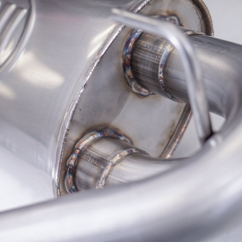 Stainless Works 2018+ Jeep Wrangler JL 304SS Factory Connect 2.5in Cat Back Exhaust System - JPJLUCB